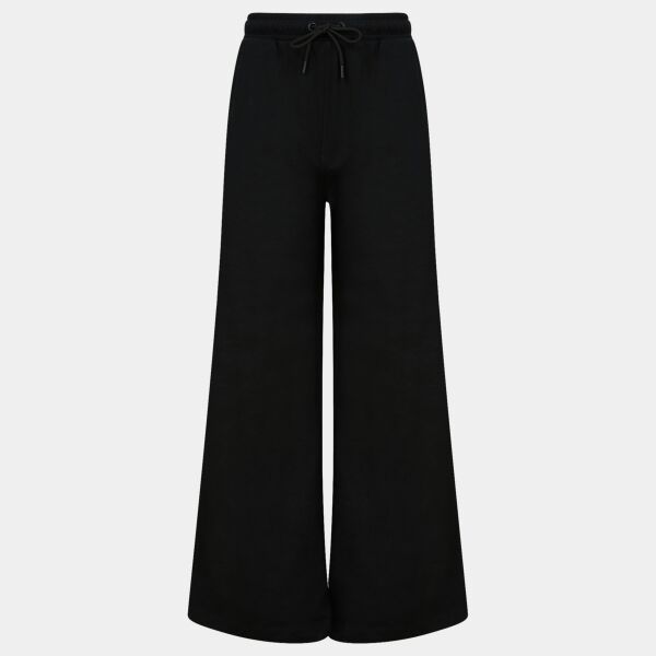 Women's sustainable fashion wide leg joggers Thumbnail