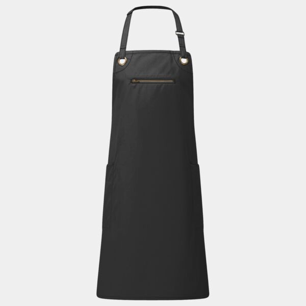 Premier Barley Contrast Stitch Bib Apron Thumbnail