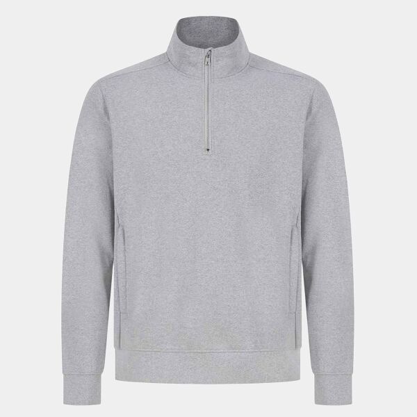 Henbury Unisex Sustainable 1/4 Zip Sweatshirt Thumbnail