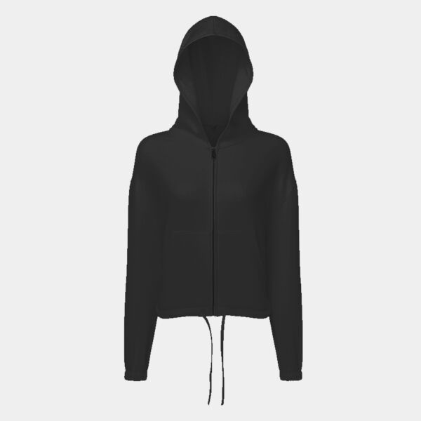Women’s TriDri® recycled drawstring full-zip hoodie Thumbnail
