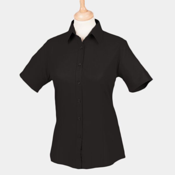 Henbury Ladies Short Sleeve Wicking Shirt Thumbnail