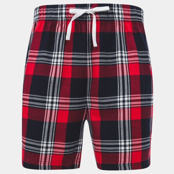 SF Clothing Tartan Lounge Shorts Thumbnail