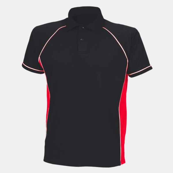 Team Performance Piped Polo Shirt Juniors Thumbnail