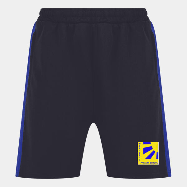 Embroidered - Finden and Hales Knitted Shorts Thumbnail