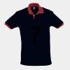 SOL'S Prince Contrast Cotton Piqué Polo Shirt Thumbnail