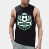 High neck slash armhole vest Thumbnail