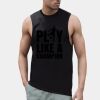 High neck slash armhole vest Thumbnail